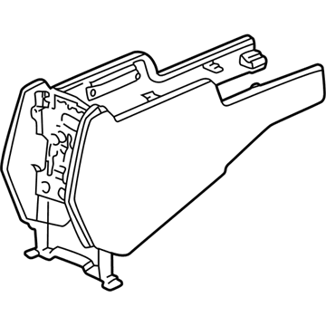 Acura 83401-SZ3-A82ZD Console, Rear (Dark Lapis)