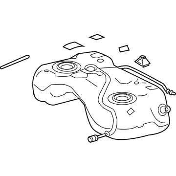 Lexus 77001-78260 TANK SUB-ASSY, FUEL