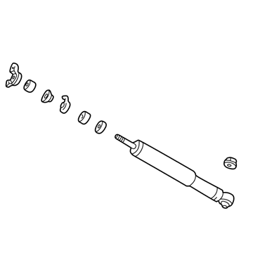 Lexus 48510-69126 ABSORBER Assembly, Shock