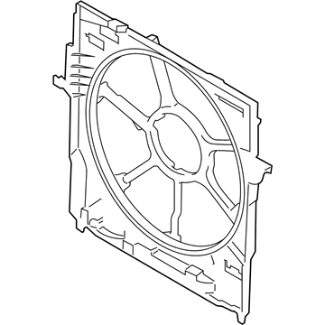 BMW 17-42-7-612-453 Fan Shroud