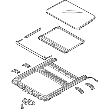 Kia 81601A9000DAA Sliding Sunroof Assembly