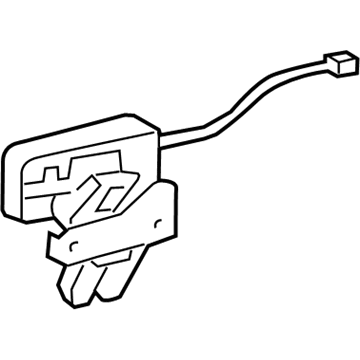 Toyota 69350-21121 Lock Assembly