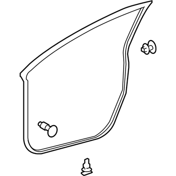 Toyota 67862-02210 Door Weatherstrip