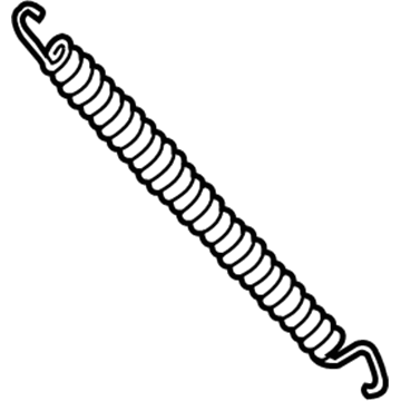 BMW 51-24-7-255-693 Tension Spring, Boot Lid/Tailgate