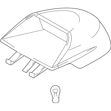 Hyundai 92750-2D200 Lamp Assembly-High Mounted Stop