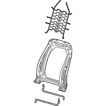 GM 42384909 Seat Back Frame