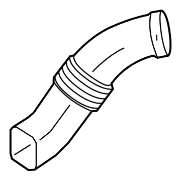 BMW 13-71-8-053-369 INTAKE DUCT, RIGHT