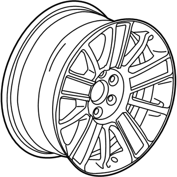 GM 22871003 Wheel, Alloy