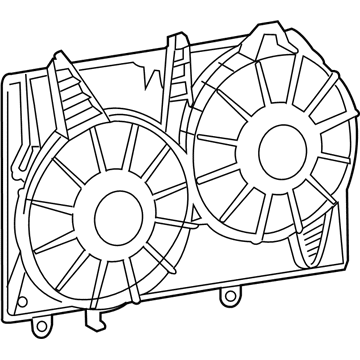 GM 25708388 Shroud, Engine Coolant Fan