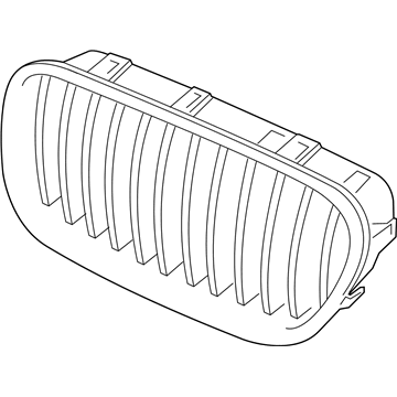 BMW 51-13-7-412-323 Grille, Front, Left