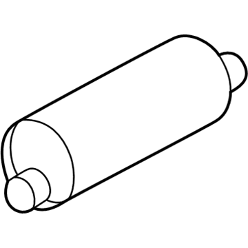 Mopar 52022122AB Exhaust Muffler