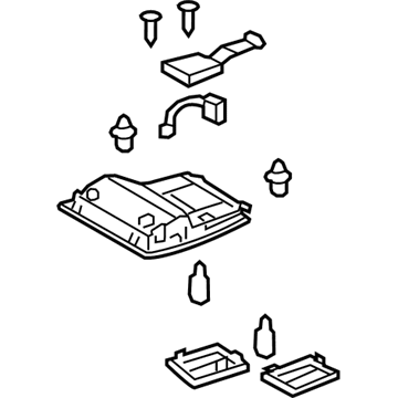 Lexus 81260-60460-A1 Lamp Assy, Map