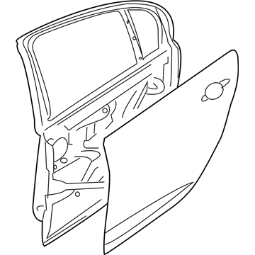 GM 92457490 Door Shell