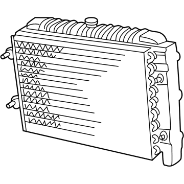 Mopar 55055471AB CONDENSER-Air Conditioning