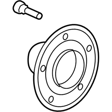 Acura 44600-TG7-A00 Hub Assembly, Front