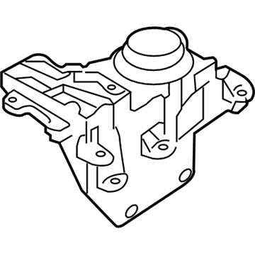 Nissan 11220-JG31C Engine Mounting Insulator, Left