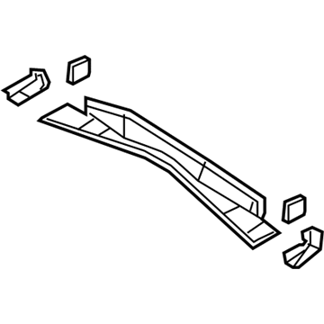 Mopar 5115549AA CROSMEMBR-Rear Seat