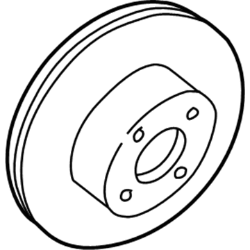 Nissan 40206-3Z600 Rotor-Disc Brake, Front