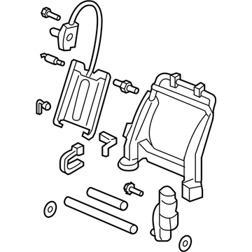 Honda 81526-SHJ-A21 Frame, L. FR. Seat-Back