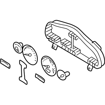 Hyundai 94210-26280 Gauge Assembly-Speedometer & Tacho