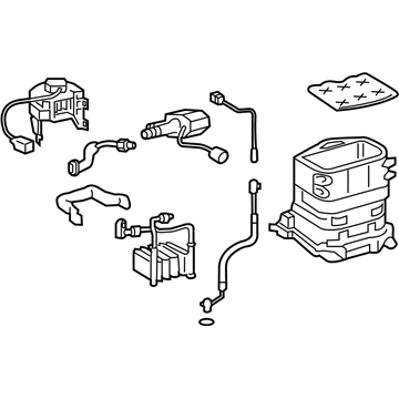 Lexus 88502-60350 Case Sub-Assembly, Cooling