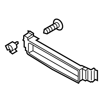 Hyundai 86950-K4000 Flap & Duct Assembly-Active Air