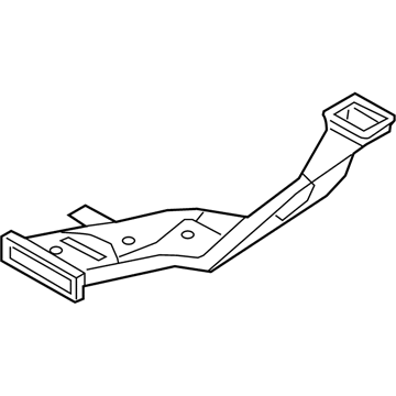 Hyundai 97360-F2000 Duct-Rear Heating, LH