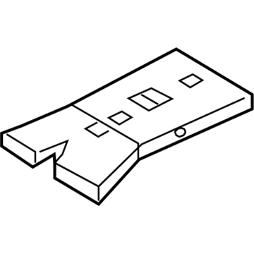 Hyundai 97375-F2000 Duct-Rear Heating Rear, RH