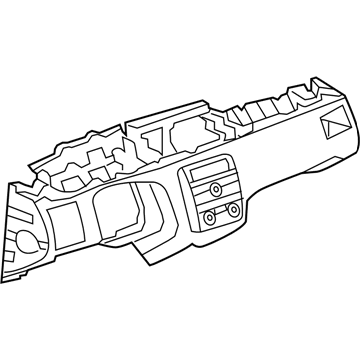 GM 15886737 Instrument Panel