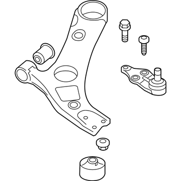 Kia 545003S100 Arm Complete-Front Lower