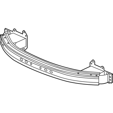 Acura 71130-TJB-A01 Beam, Front Bumper