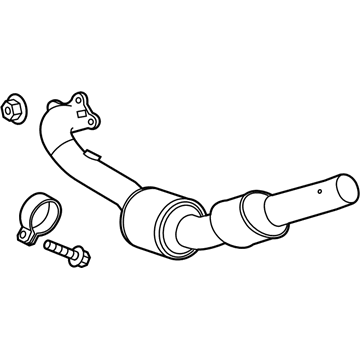 GM 22980286 Converter & Pipe