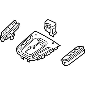 Hyundai 846D0-G2CD0-UAY COVER ASSY-CONSOLE UPR