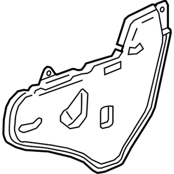 Acura 72321-TZ3-A01 Seal, Right Front Door Ho