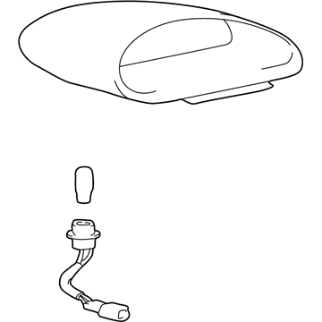 Hyundai 92750-25500-8M-DS Lamp Assembly-High Mounted Stop