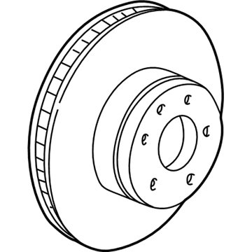 BMW 34-11-6-766-107 Brake Disc, Ventilated