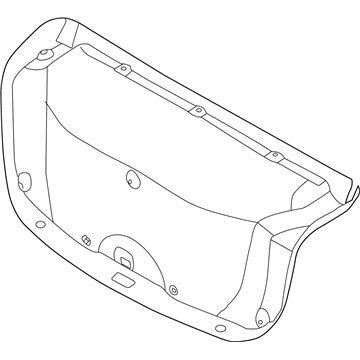 Kia 817501M010VA Trim Assembly-Trunk Lid