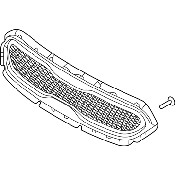 Kia 86350G5000 Radiator Grille Assembly