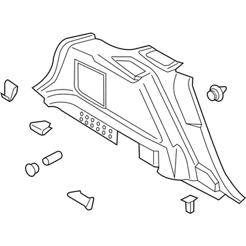 Ford KA1Z-5831013-AN Quarter Trim Panel