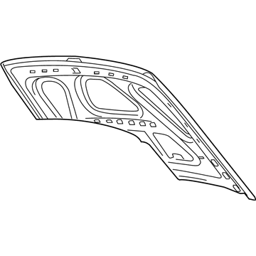 Ford 6W7Z-16612-A Hood