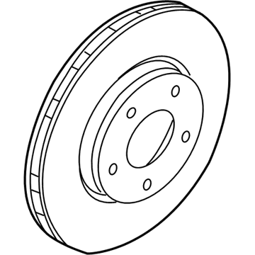 Nissan 40206-3LM0A Rotor-Disc Brake, Front