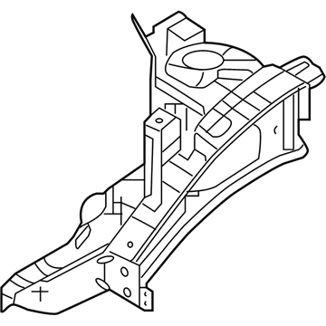 Hyundai 64501-B8000 Panel Assembly-Fender Apron, LH