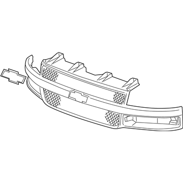 GM 22816425 Grille, Front