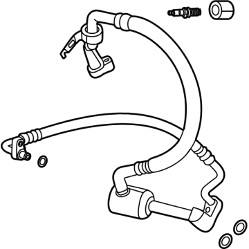 GM 84211812 Discharge & Liquid Hose Assembly