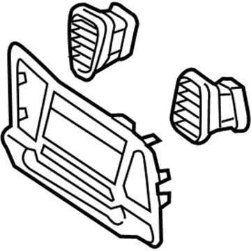 Hyundai 84704-F2000-4X Panel Assembly-Center Facia