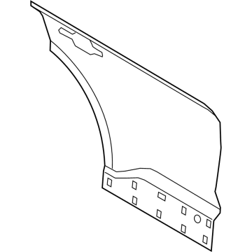 Ford M1PZ-7824700-A PANEL ASY - DOOR - OUTER