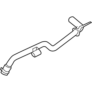 Nissan 20050-1PE0A Exhaust Tube Assembly, Rear