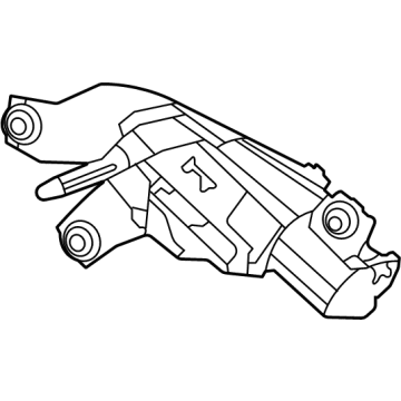 Mopar 68349256AA MOTOR-LIFTGATE WIPER