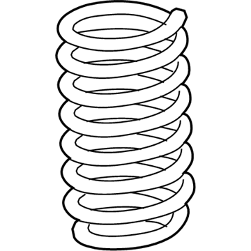 BMW 33-53-6-882-639 REAR COIL SPRING