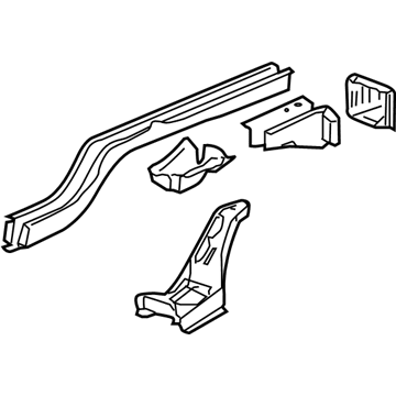 GM 88955034 Rear Rail